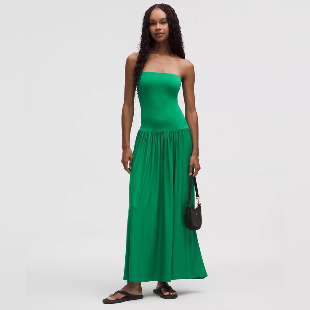 NWT Lululemon 2-in-1 Maxi Dress Raceway Green